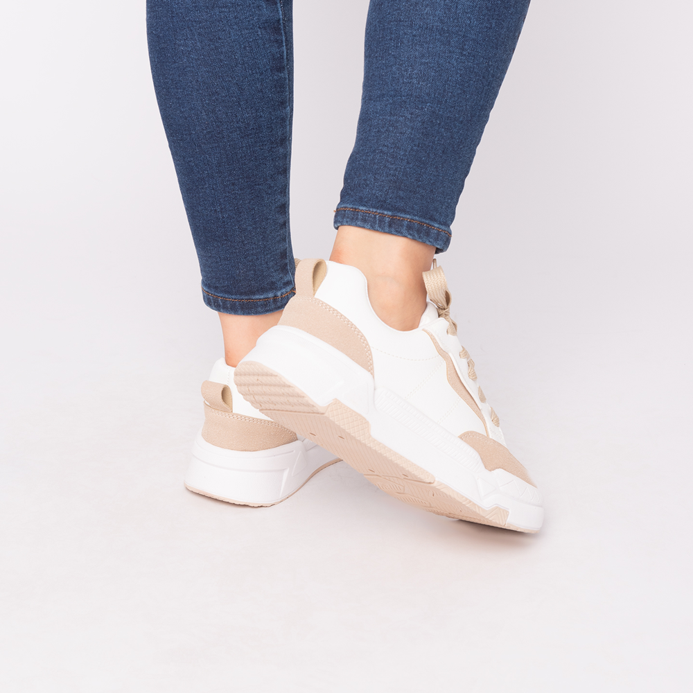 ZAPATILLAS URBANAS MUJER SHARK  BEIGE - 3