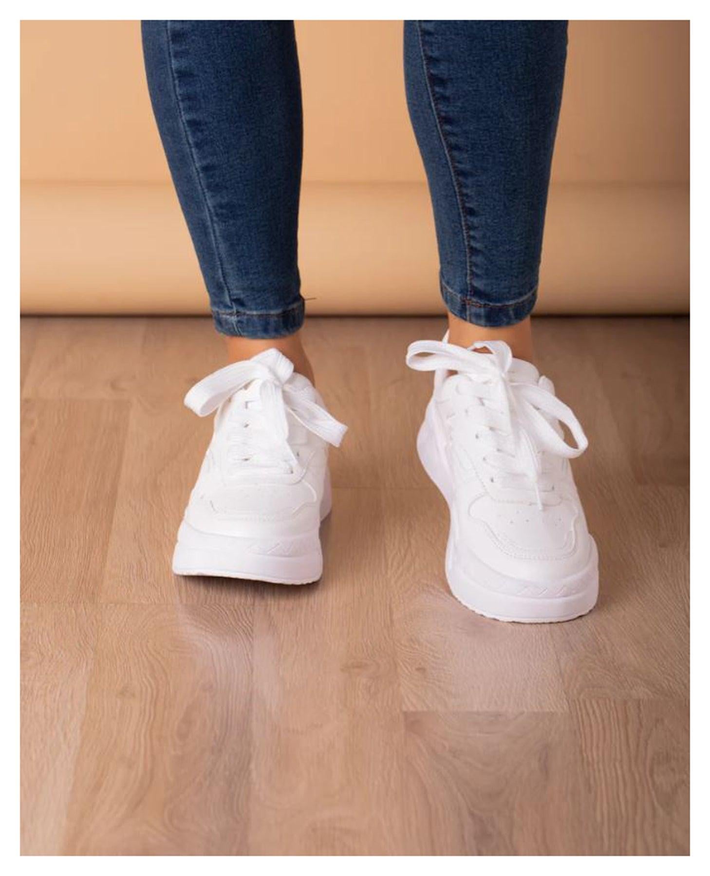 ZAPATILLAS URBANAS MUJER TROYES BLANCO - 2