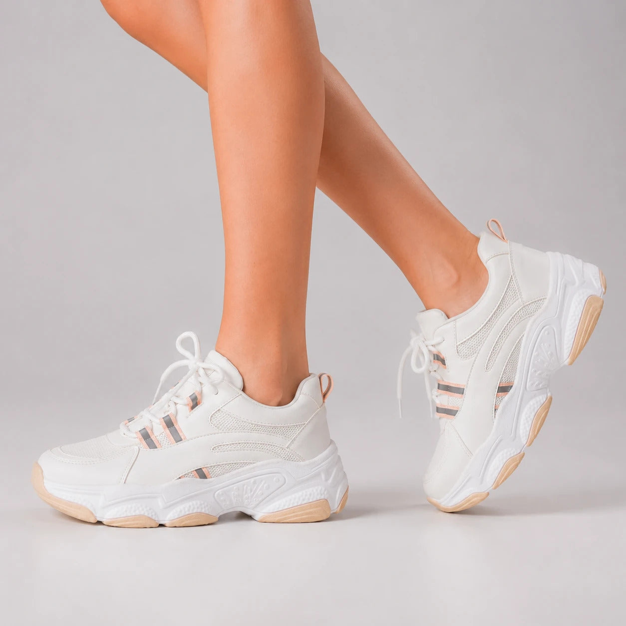 ZAPATILLAS URBANAS MUJER MUNICH ROSADO - 5
