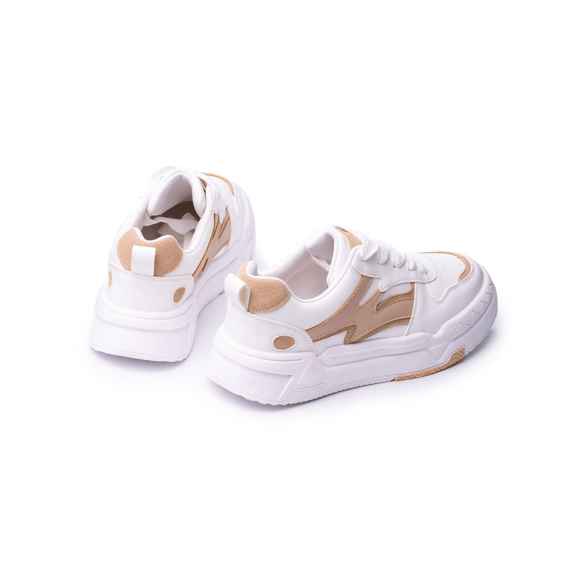 ZAPATILLAS URBANAS MUJER TROYES BEIGE - 6