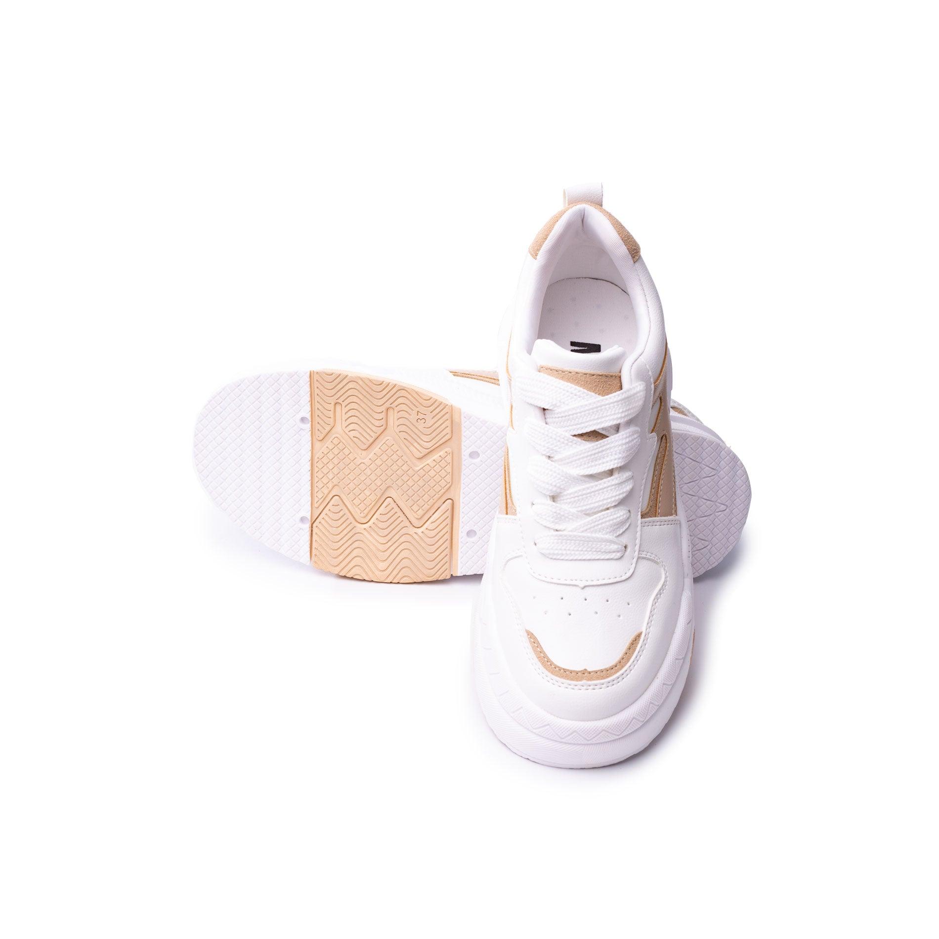 ZAPATILLAS URBANAS MUJER TROYES BEIGE - 7