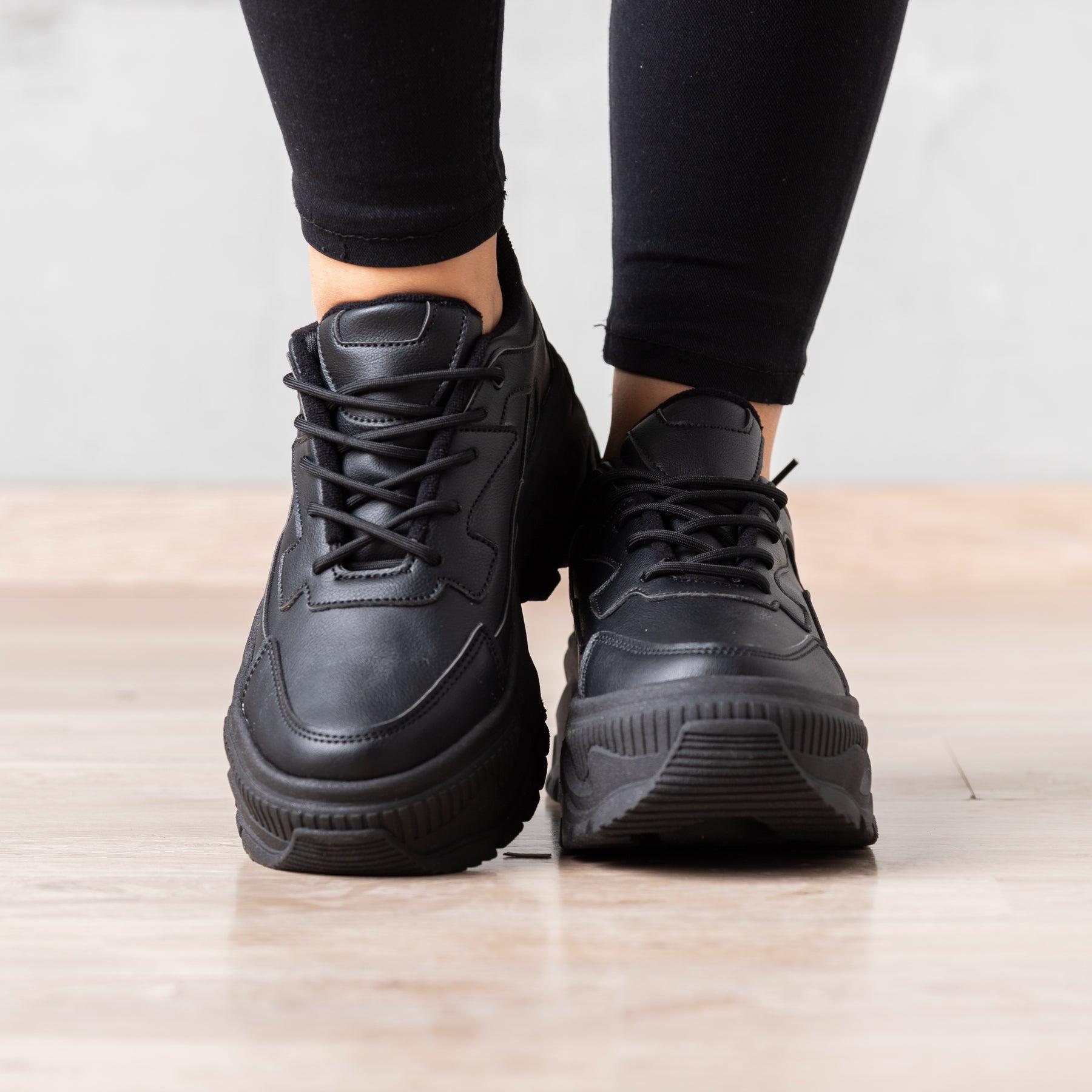 ZAPATILLAS URBANAS MUJER KLAY NEGRO - 2