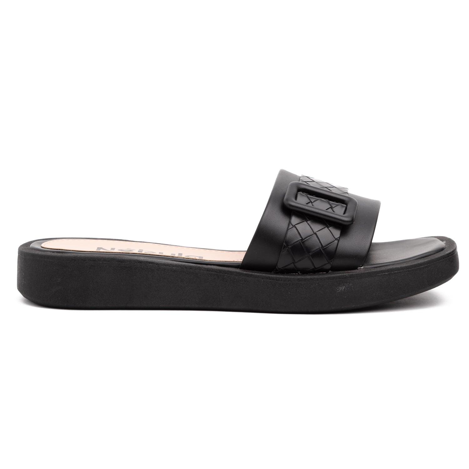 SANDALIAS CASUALES MUJER MALIBU NEGRO - 4