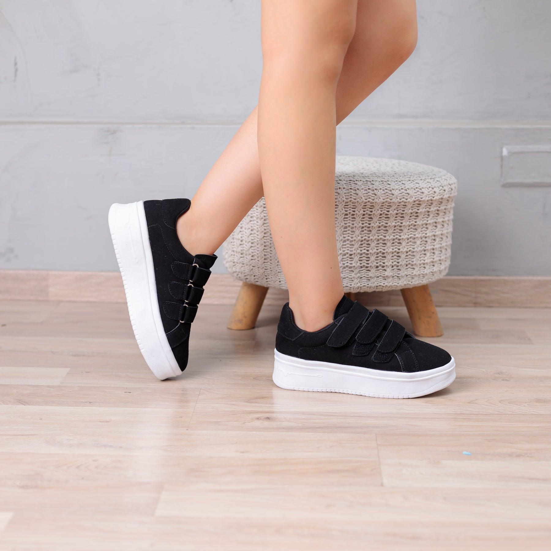 ZAPATILLAS URBANAS MUJER LETZY NEGRO - 1