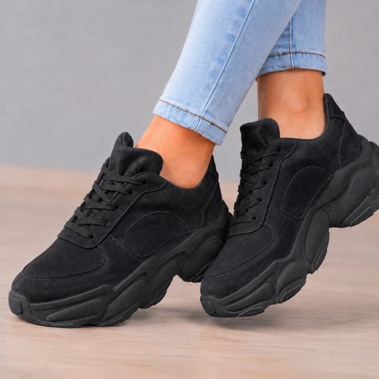 ZAPATILLAS URBANAS MUJER BEL AIR NEGRO - 2