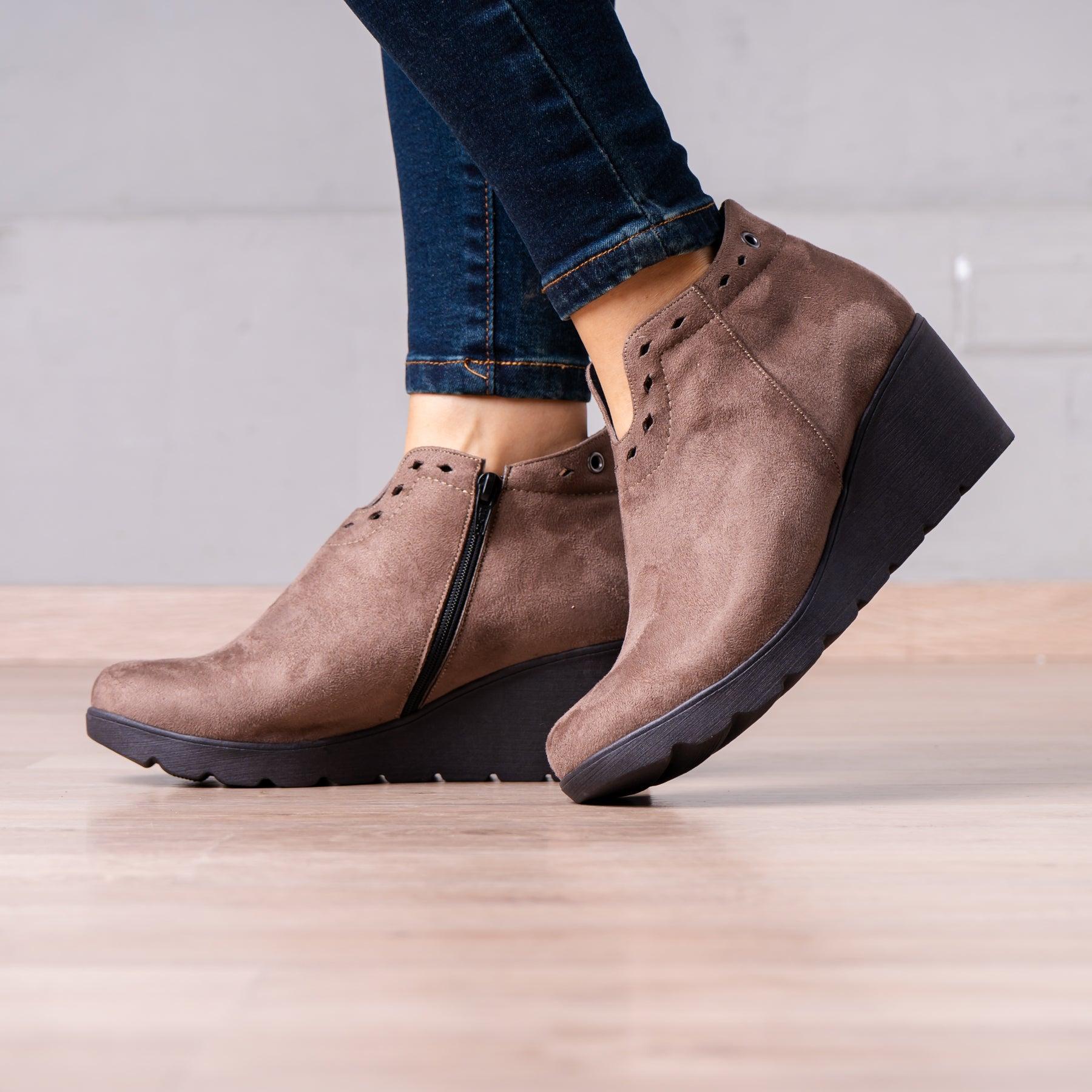 BOTINES MUJER ALTA TOPO - 1