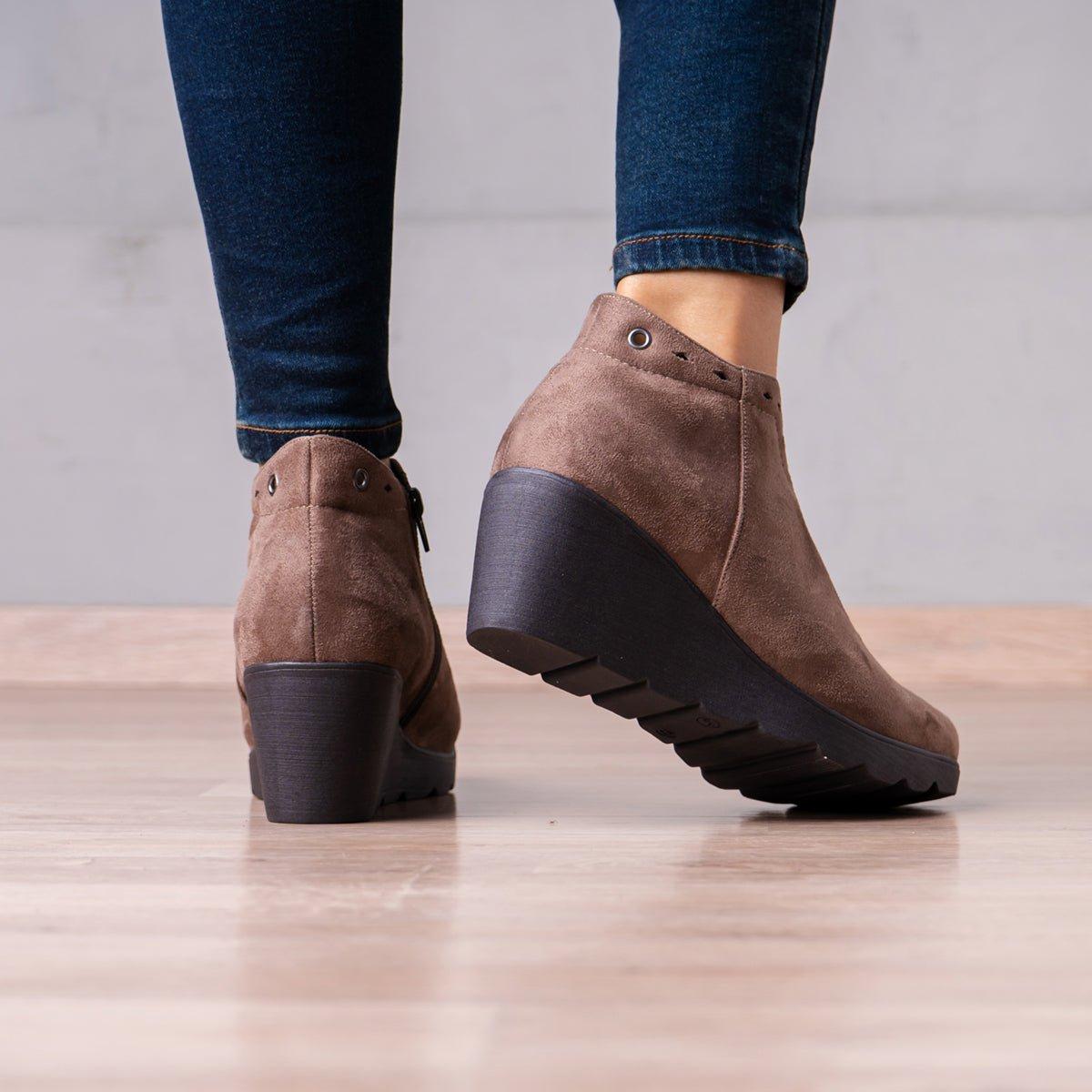 BOTINES MUJER ALTA TOPO - 3