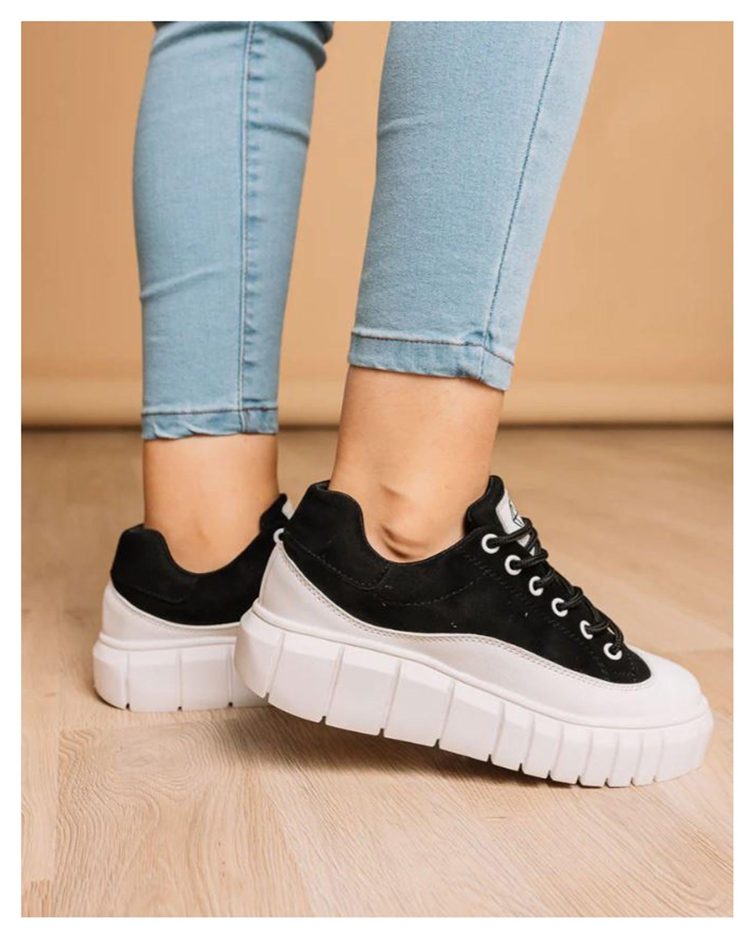 ZAPATILLAS URBANAS MUJER GUATEMALA NEGRO - 1