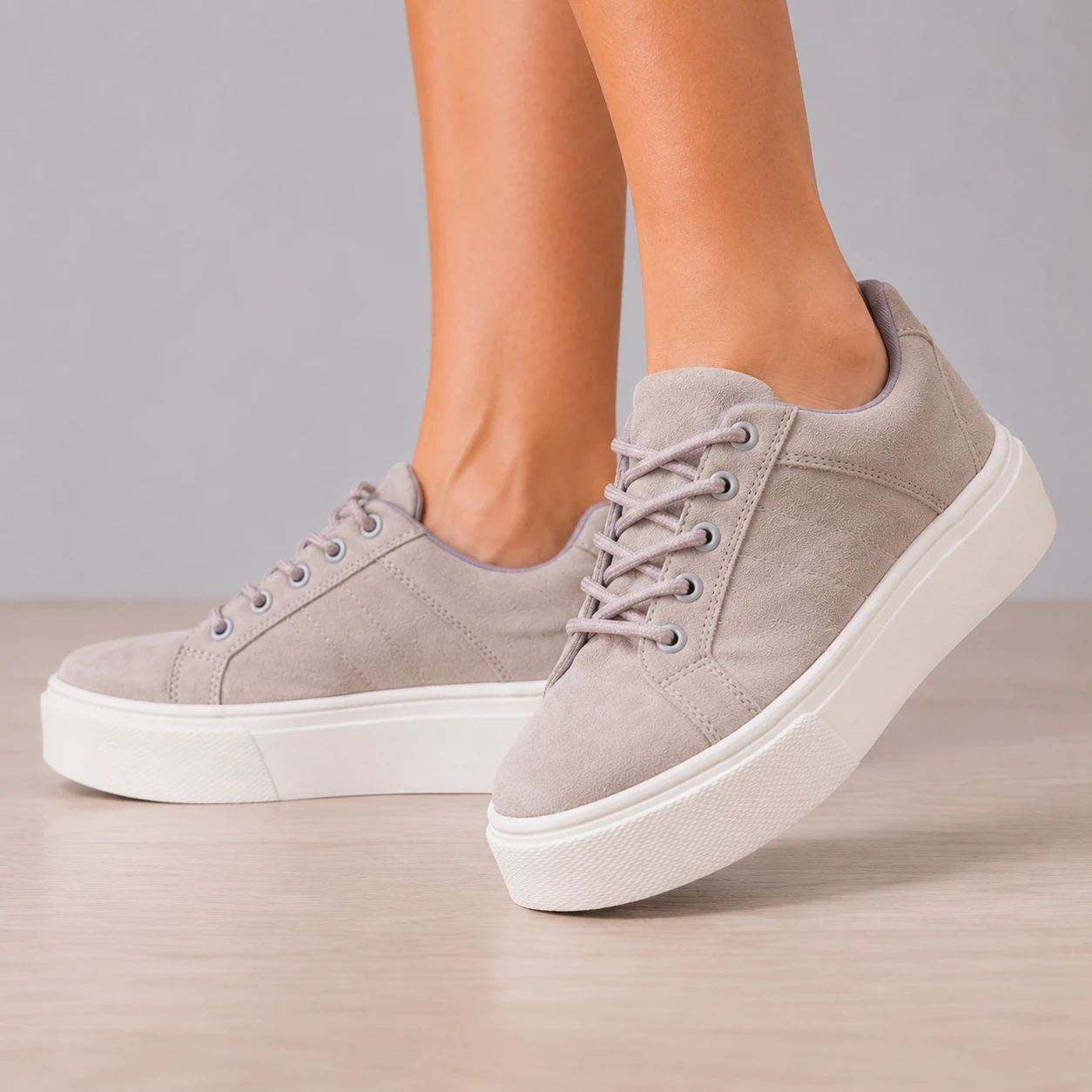 ZAPATILLAS URBANAS MUJER BELICE PLOMO - 1