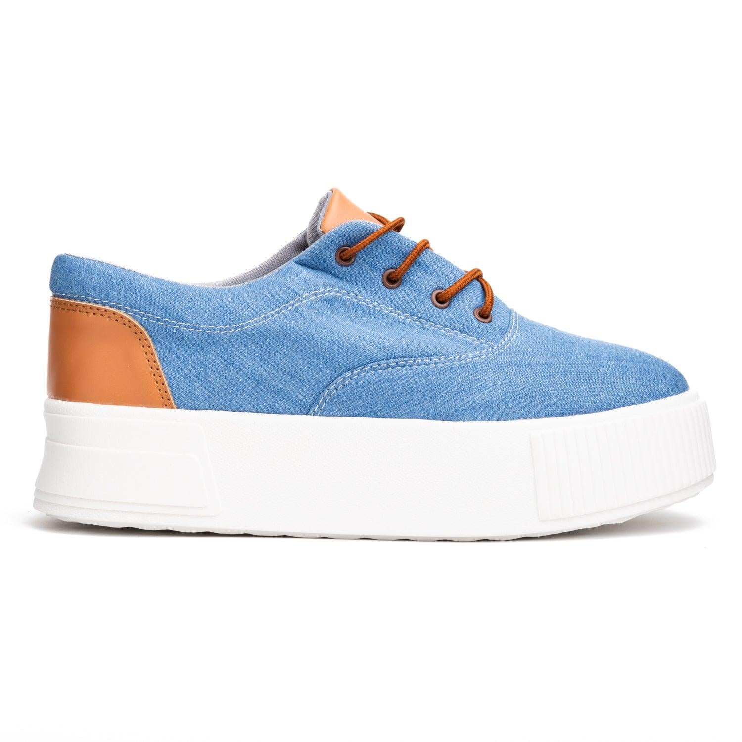 ZAPATILLAS URBANAS MUJER INTERLAGOS CELESTE - 2