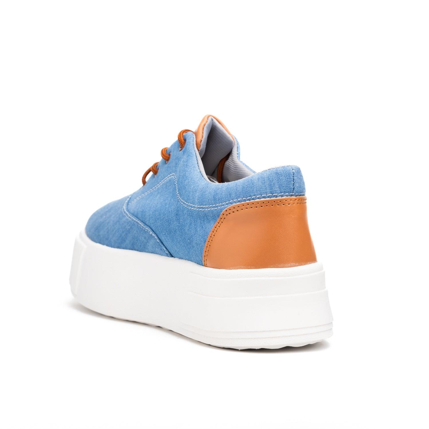 ZAPATILLAS URBANAS MUJER INTERLAGOS CELESTE - 4