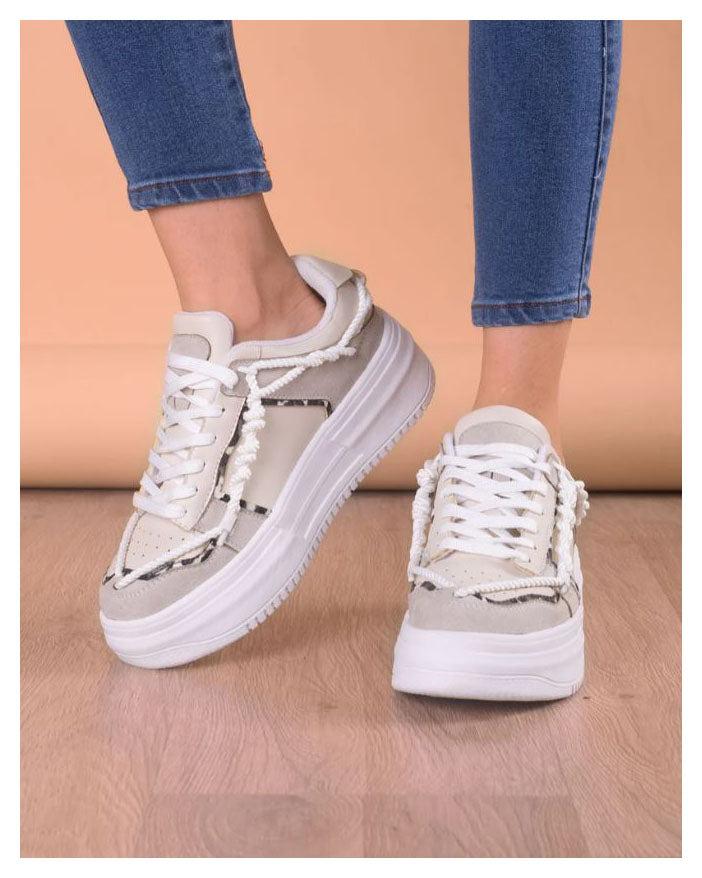 ZAPATILLAS URBANAS MUJER LIZ PLOMO - 3