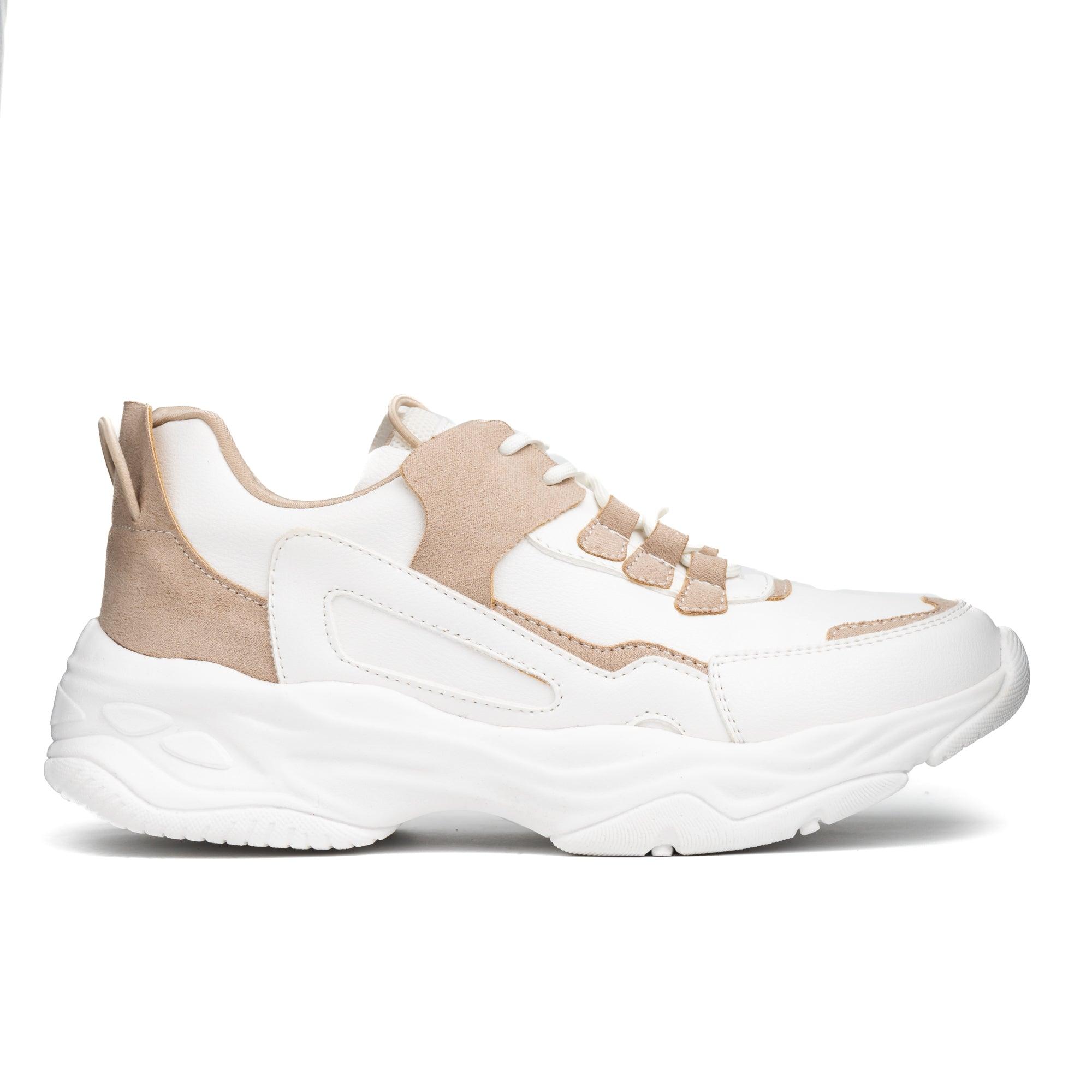 ZAPATILLAS URBANAS MUJER LESLY BEIGE - 4
