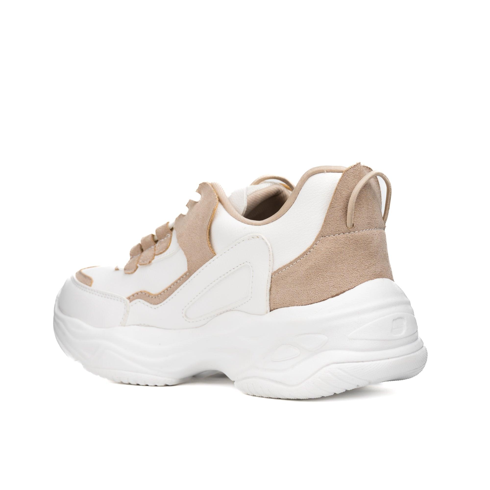 ZAPATILLAS URBANAS MUJER LESLY BEIGE - 6
