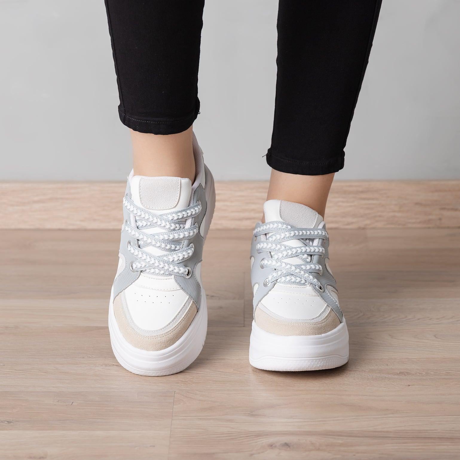 ZAPATILLAS URBANAS MUJER ESNAR PLOMO - 2