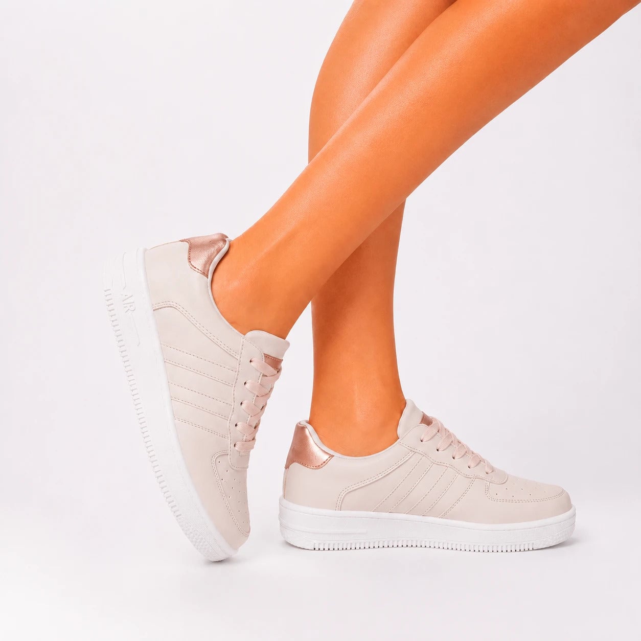 ZAPATILLAS URBANAS MUJER SISAK BEIGE - 3