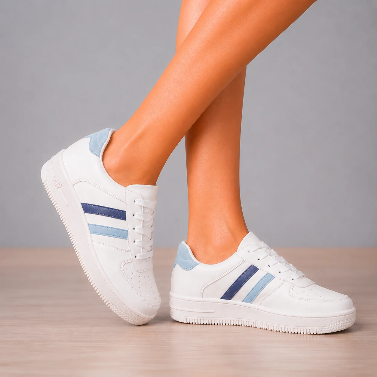 ZAPATILLAS URBANAS MUJER SISAK CELESTE - 1