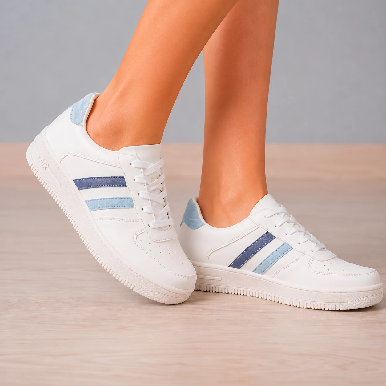 ZAPATILLAS URBANAS MUJER SISAK CELESTE - 2