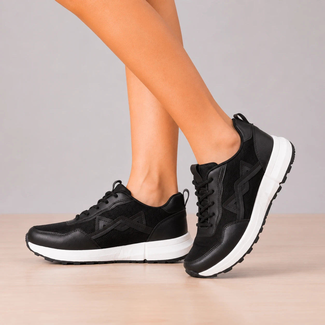 ZAPATILLAS URBANAS MUJER MANU NEGRO - 5
