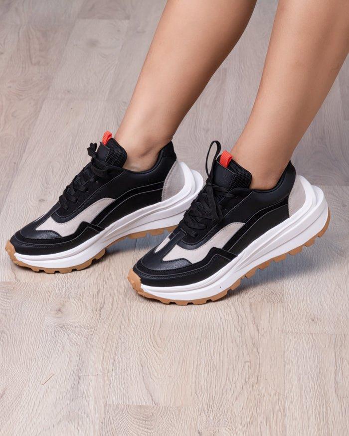 ZAPATILLAS URBANAS MUJER NANKIN NEGRO - 1