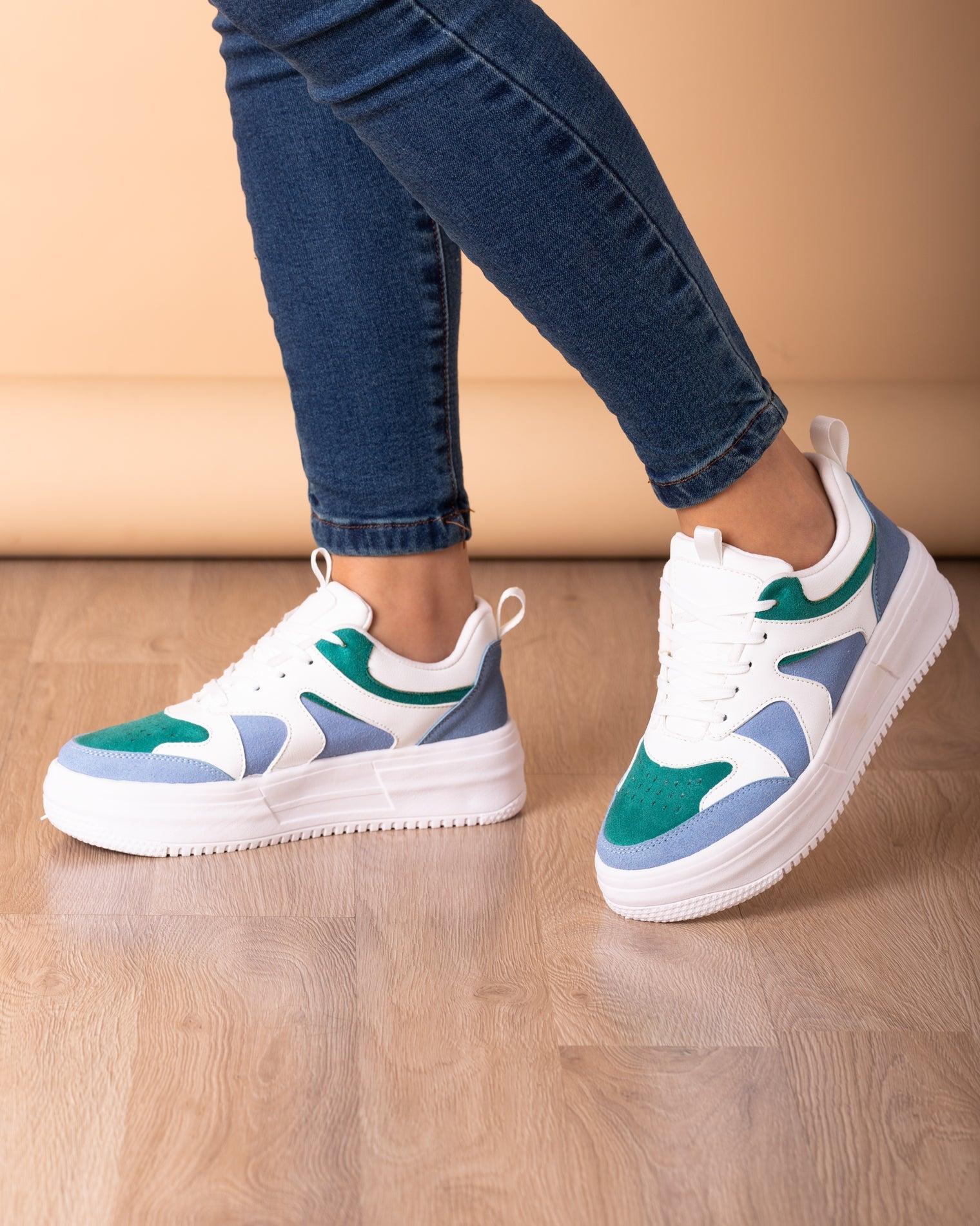 ZAPATILLAS URBANAS MUJER RUAN CELESTE - 1