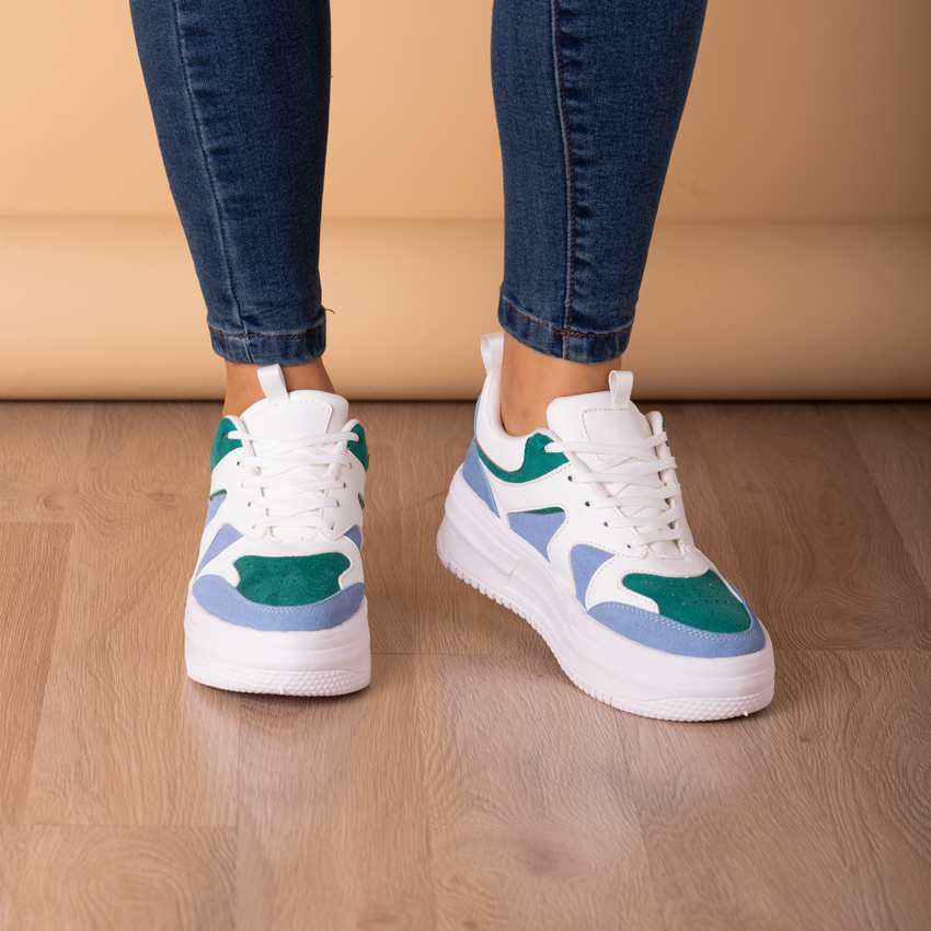 ZAPATILLAS URBANAS MUJER RUAN CELESTE - 2