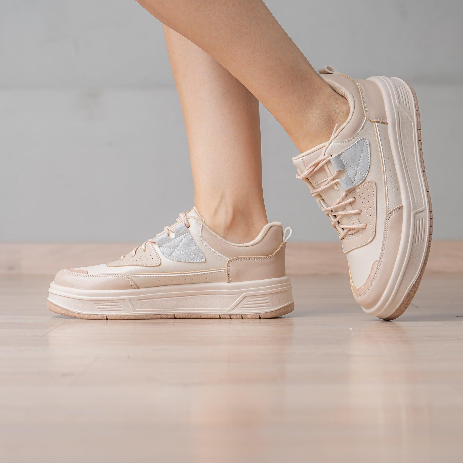ZAPATILLAS URBANAS MUJER NOUR BEIGE - 1