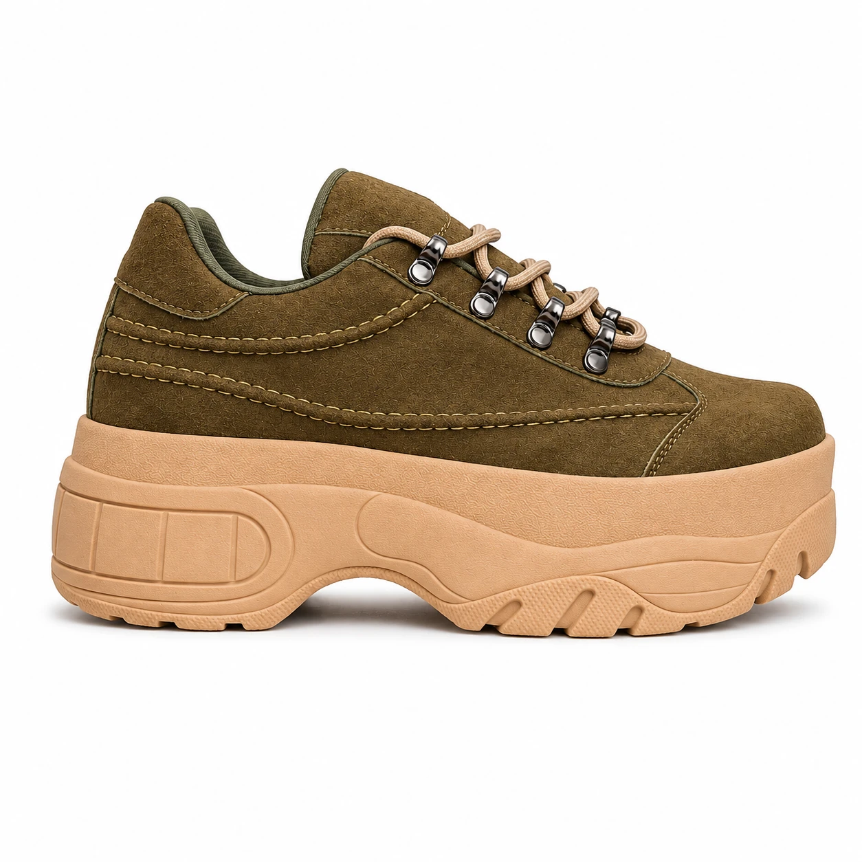 ZAPATILLAS URBANAS MUJER ALCALA VERDE OSCURO - 4