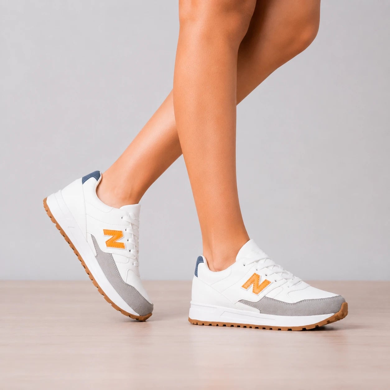 ZAPATILLAS URBANAS MUJER NEBULA ANARANJADO - 5