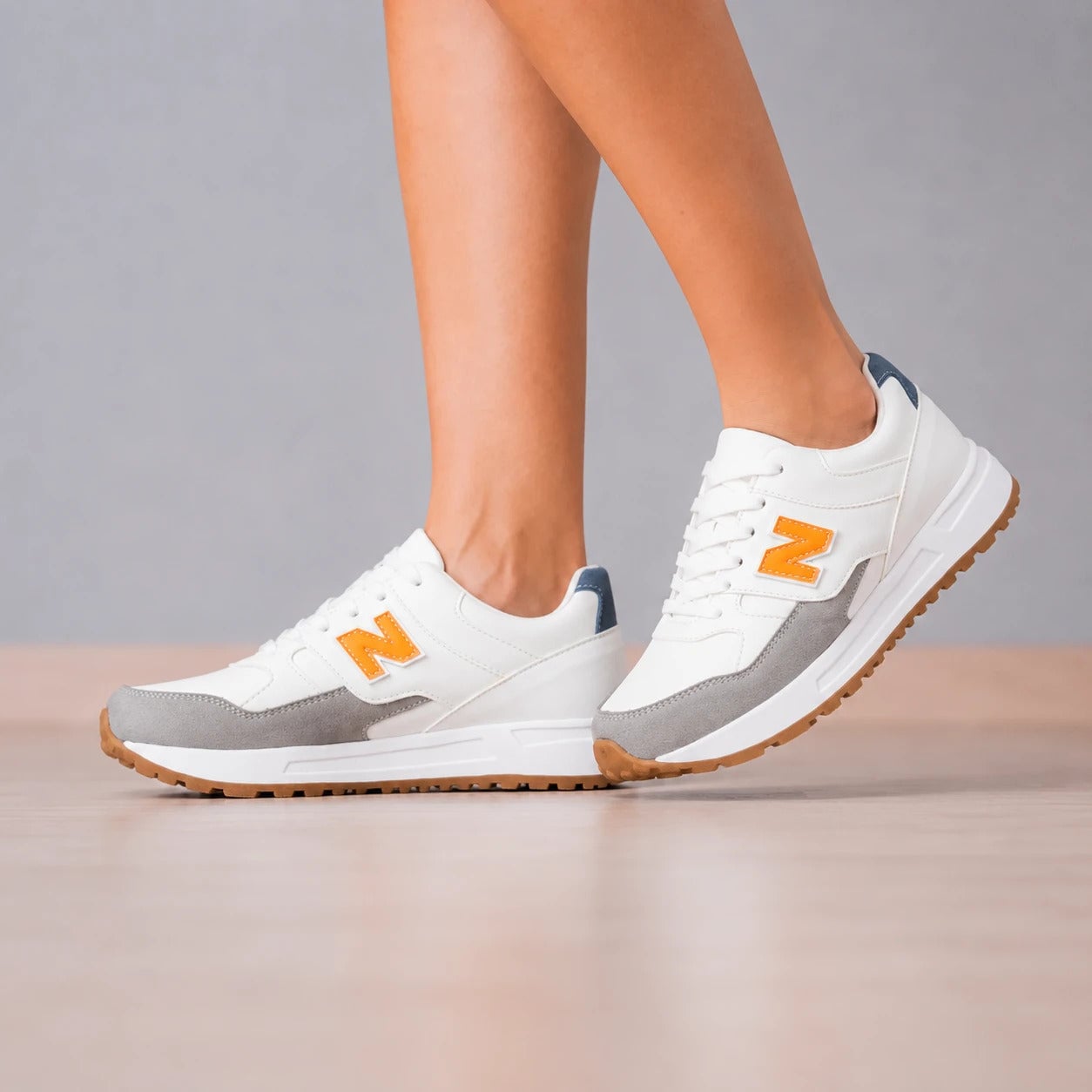 ZAPATILLAS URBANAS MUJER NEBULA ANARANJADO - 6