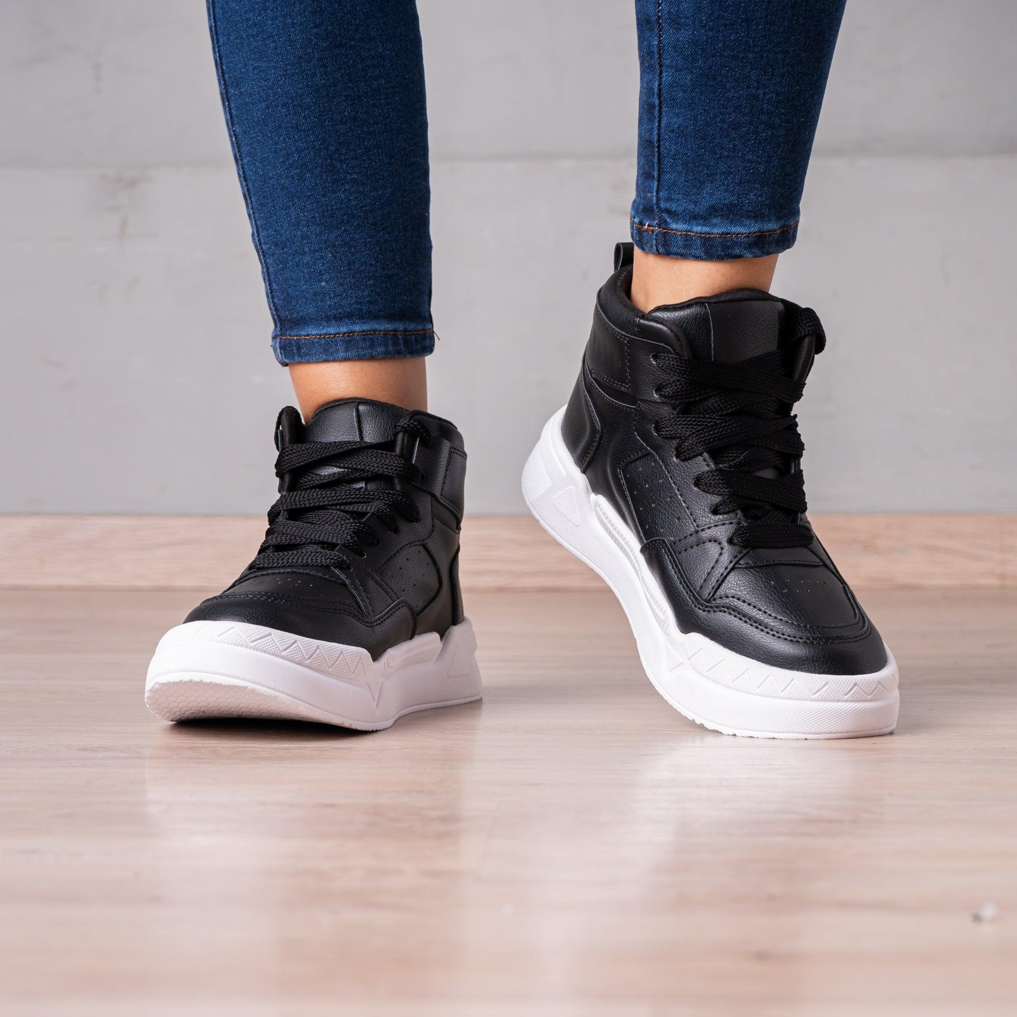 ZAPATILLAS URBANAS MUJER YIJUN NEGRO - 2