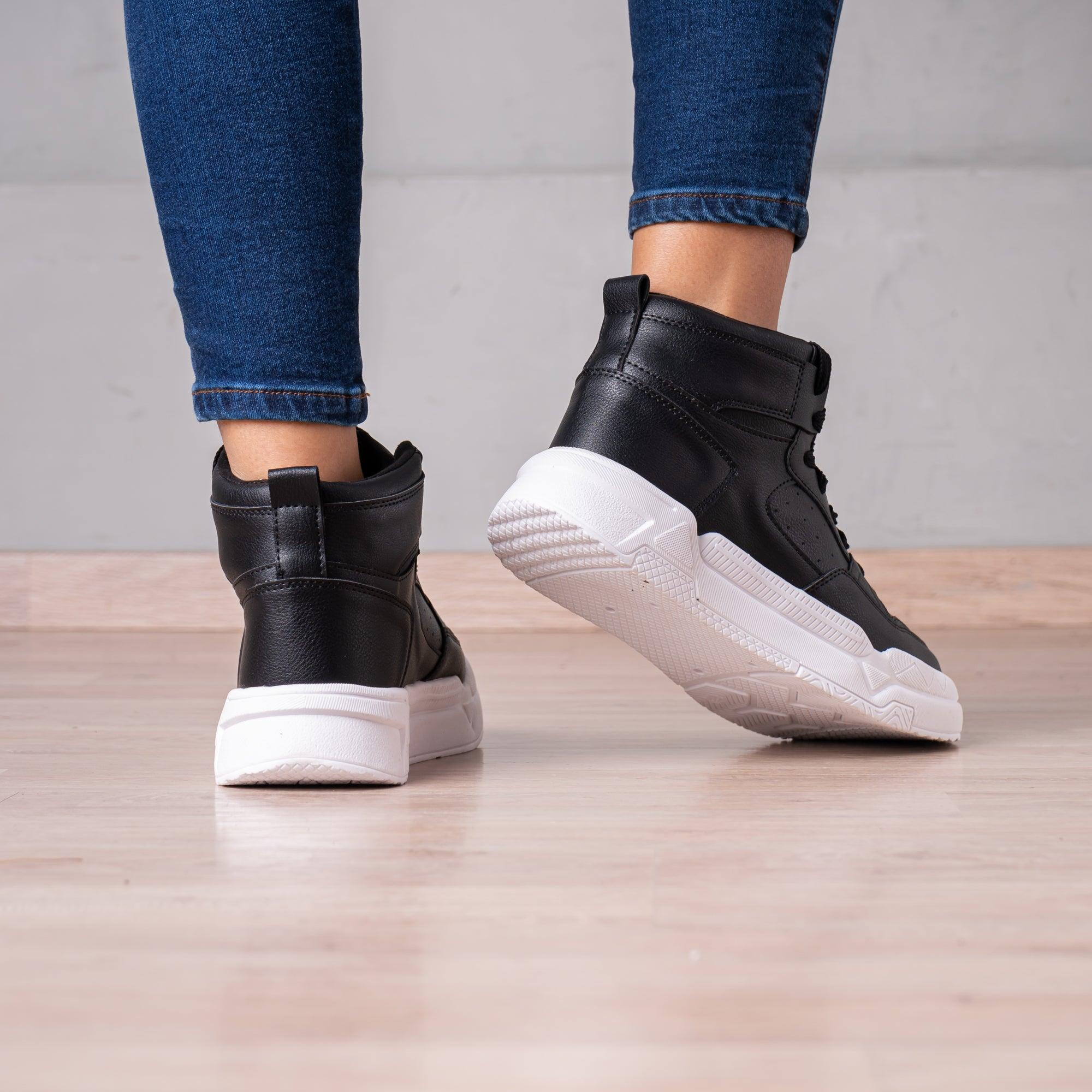 ZAPATILLAS URBANAS MUJER YIJUN NEGRO - 3