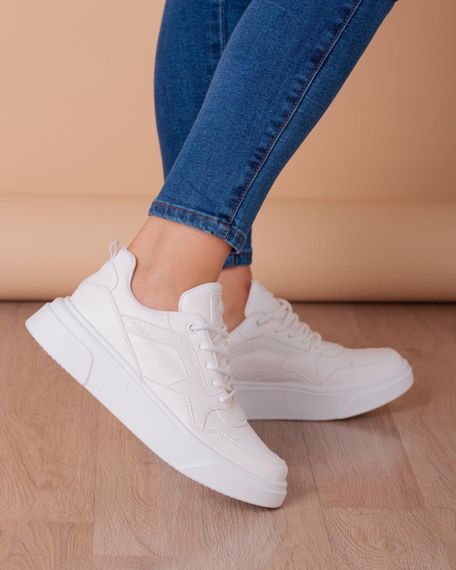 ZAPATILLAS URBANAS MUJER DAVAO BLANCO - 1