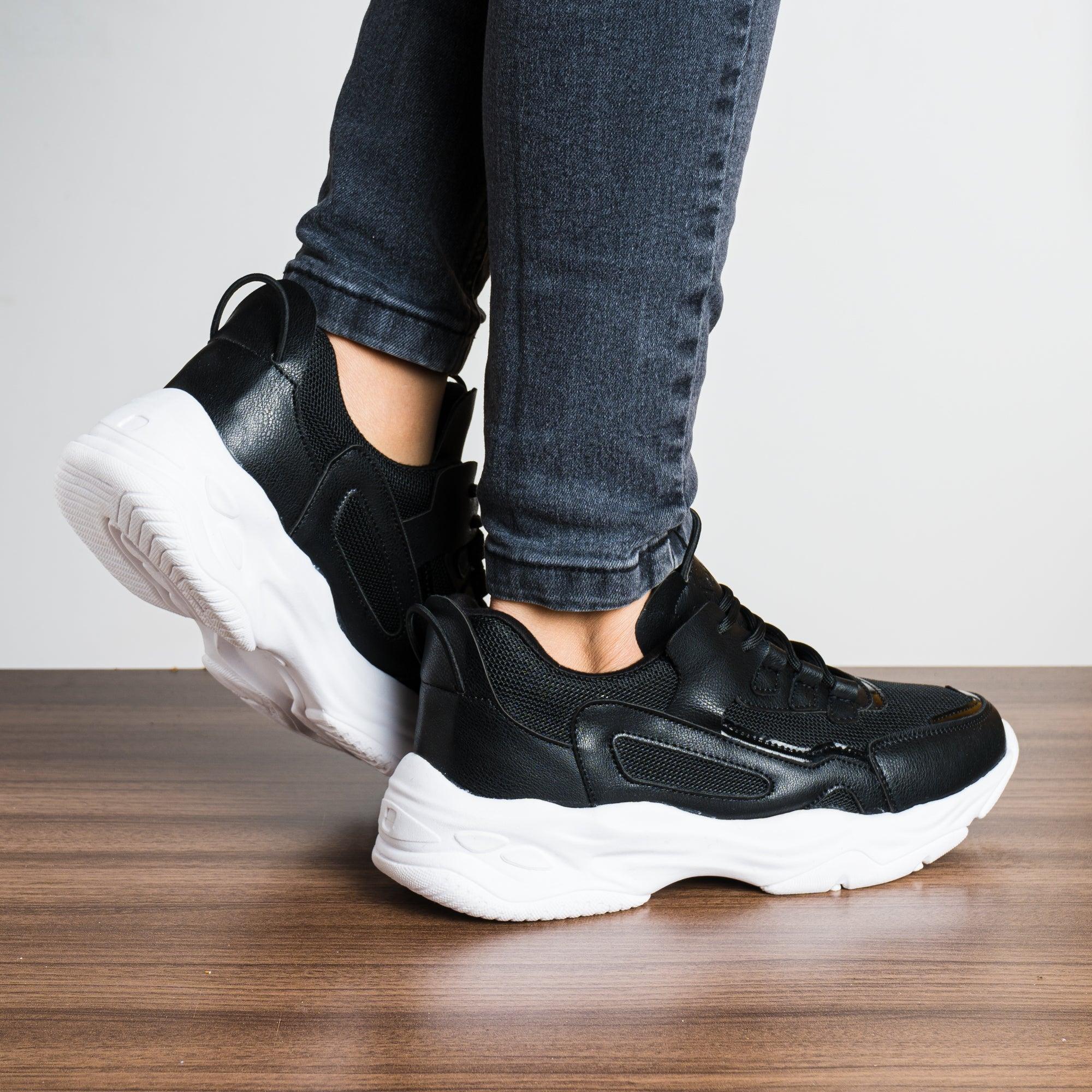 ZAPATILLAS URBANAS MUJER LESLY NEGRO - 3
