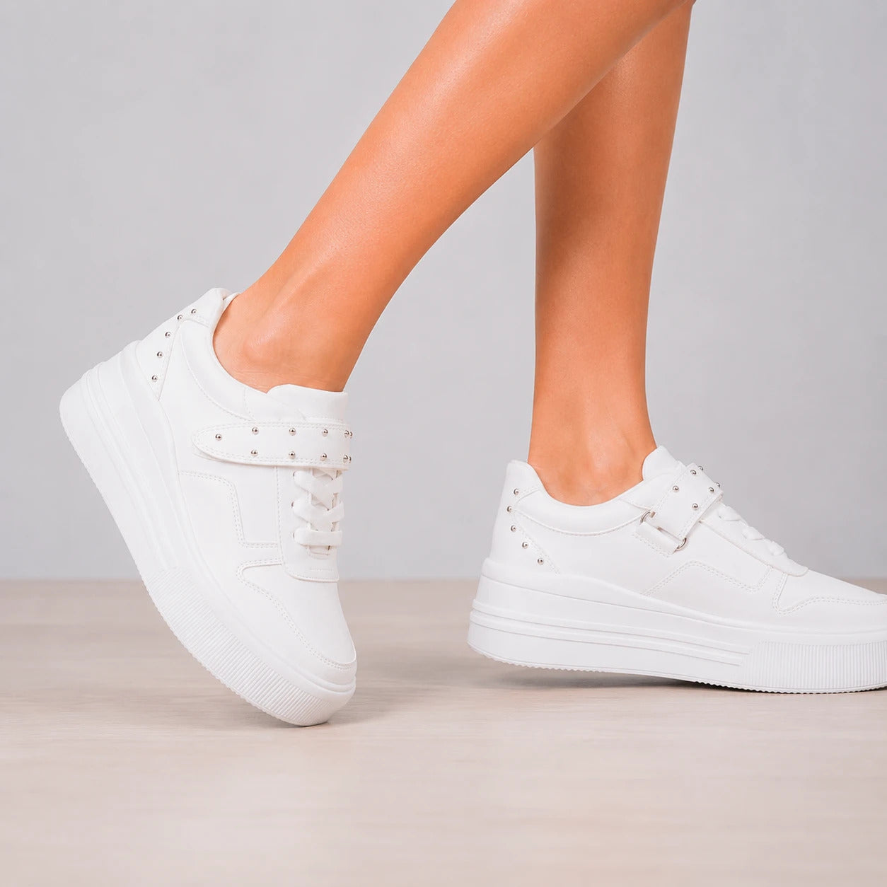 ZAPATILLAS URBANAS MUJER HERAS BLANCO - 5