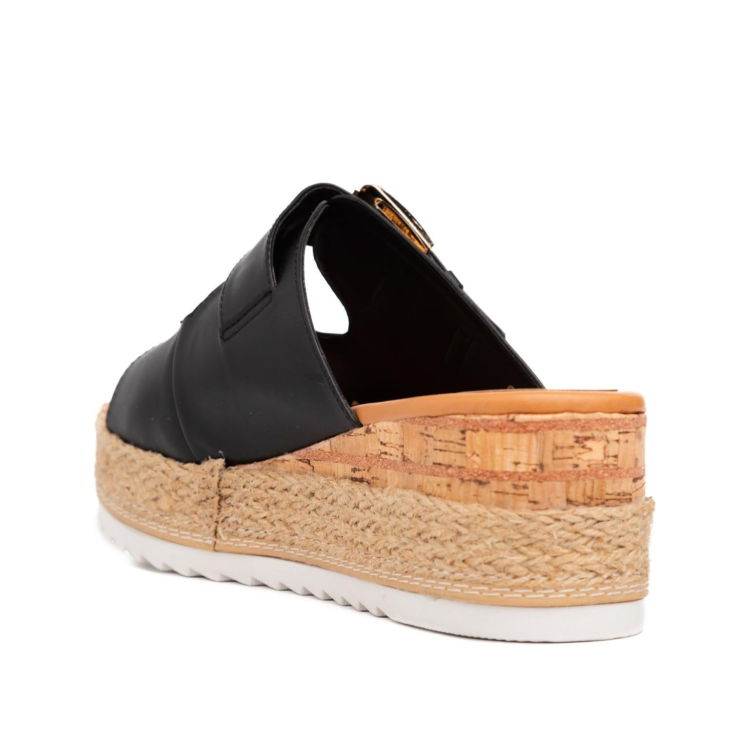 SANDALIAS CASUALES MUJER SERENA NEGRO - 4