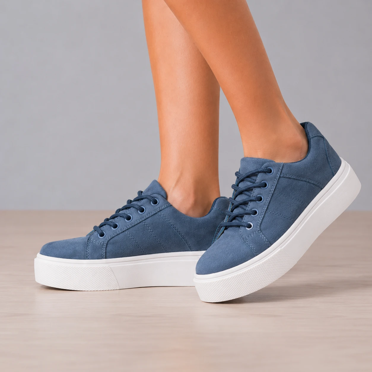 ZAPATILLAS URBANAS MUJER BELICE AZUL ACERO - 1