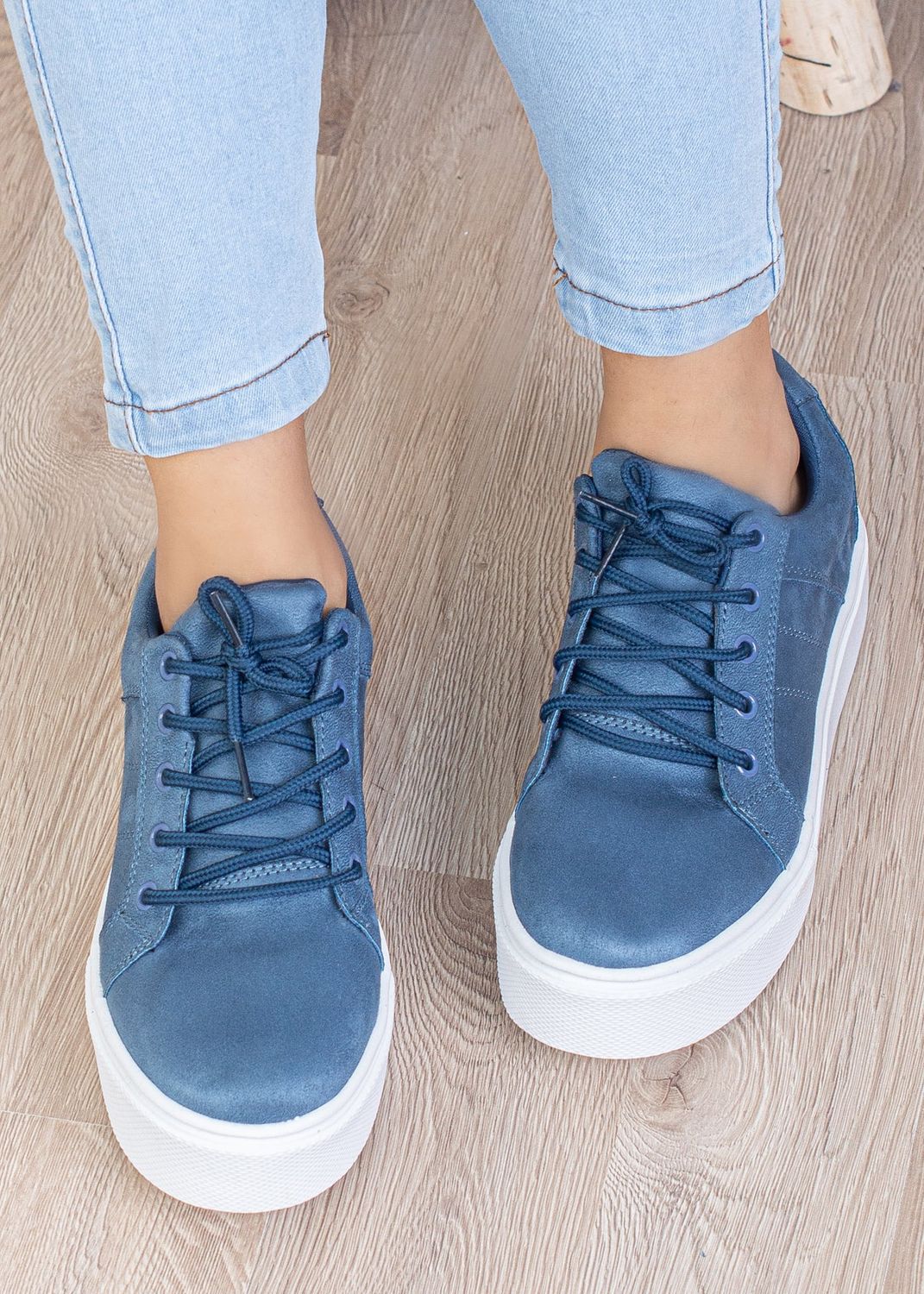 ZAPATILLAS URBANAS MUJER BELICE AZUL ACERO - 10