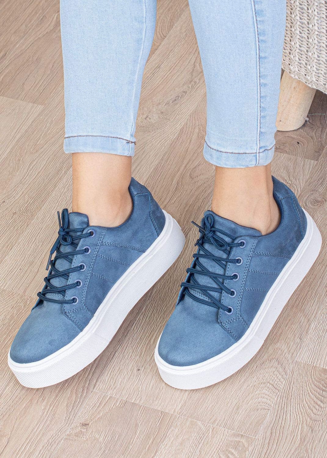ZAPATILLAS URBANAS MUJER BELICE AZUL ACERO - 8