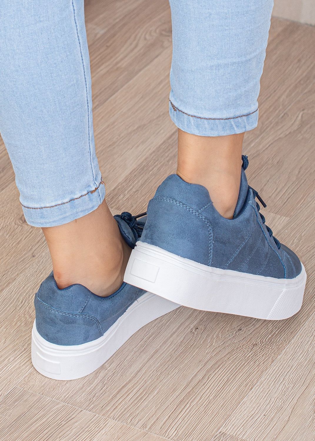ZAPATILLAS URBANAS MUJER BELICE AZUL ACERO - 9