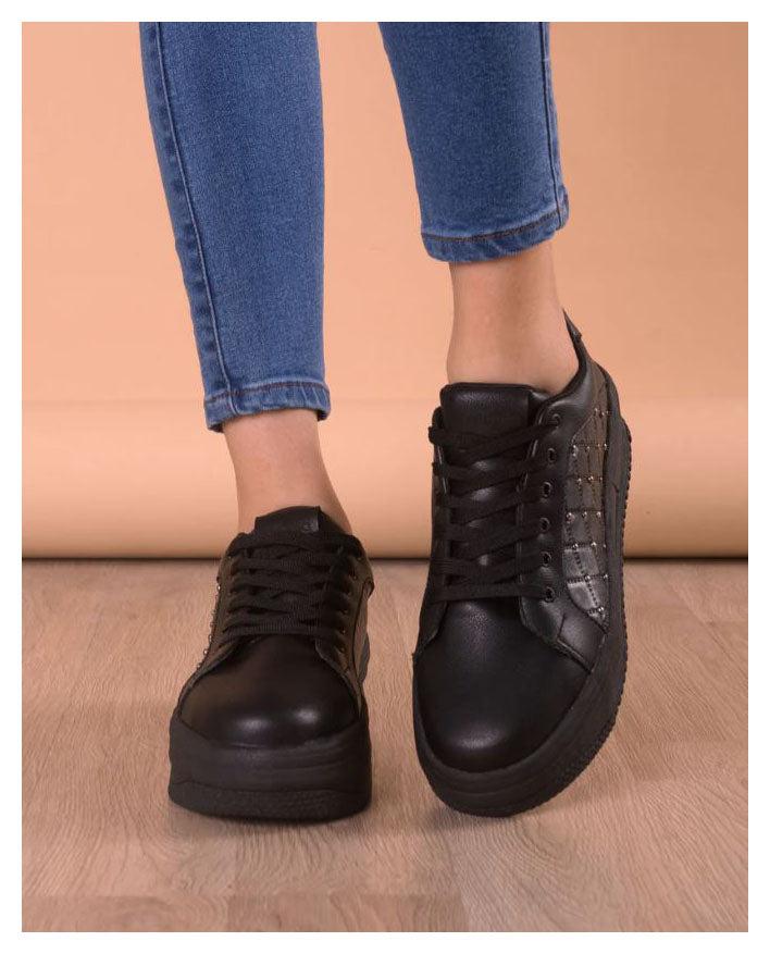 ZAPATILLAS URBANAS MUJER DIAMANTE NEGRO - 2