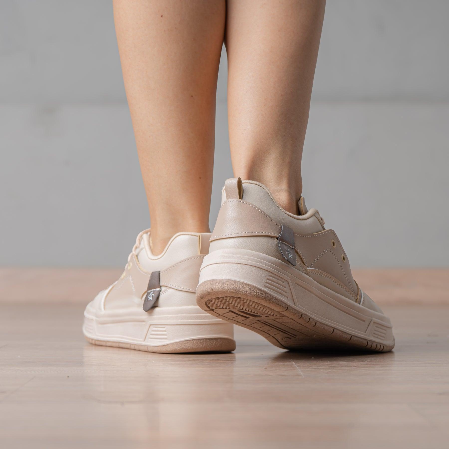 ZAPATILLAS URBANAS MUJER JIKKY BEIGE - 3