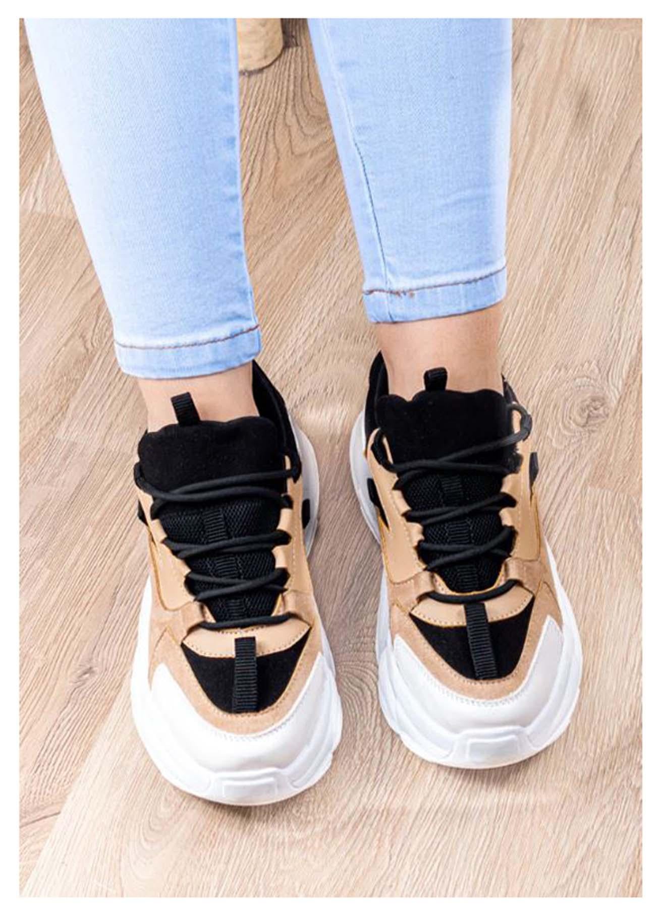 ZAPATILLAS URBANAS MUJER AVILES BEIGE - 2