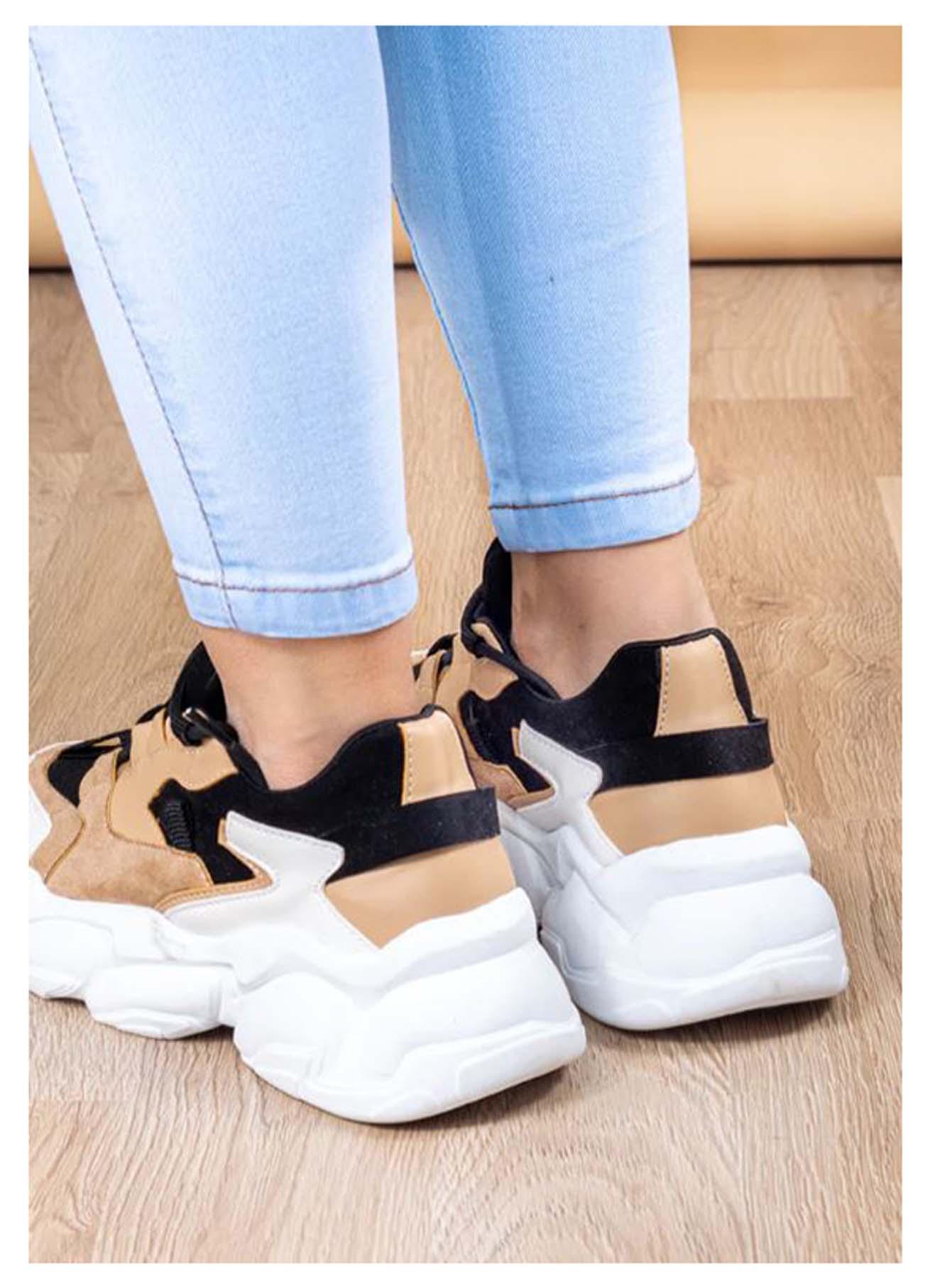 ZAPATILLAS URBANAS MUJER AVILES BEIGE - 7
