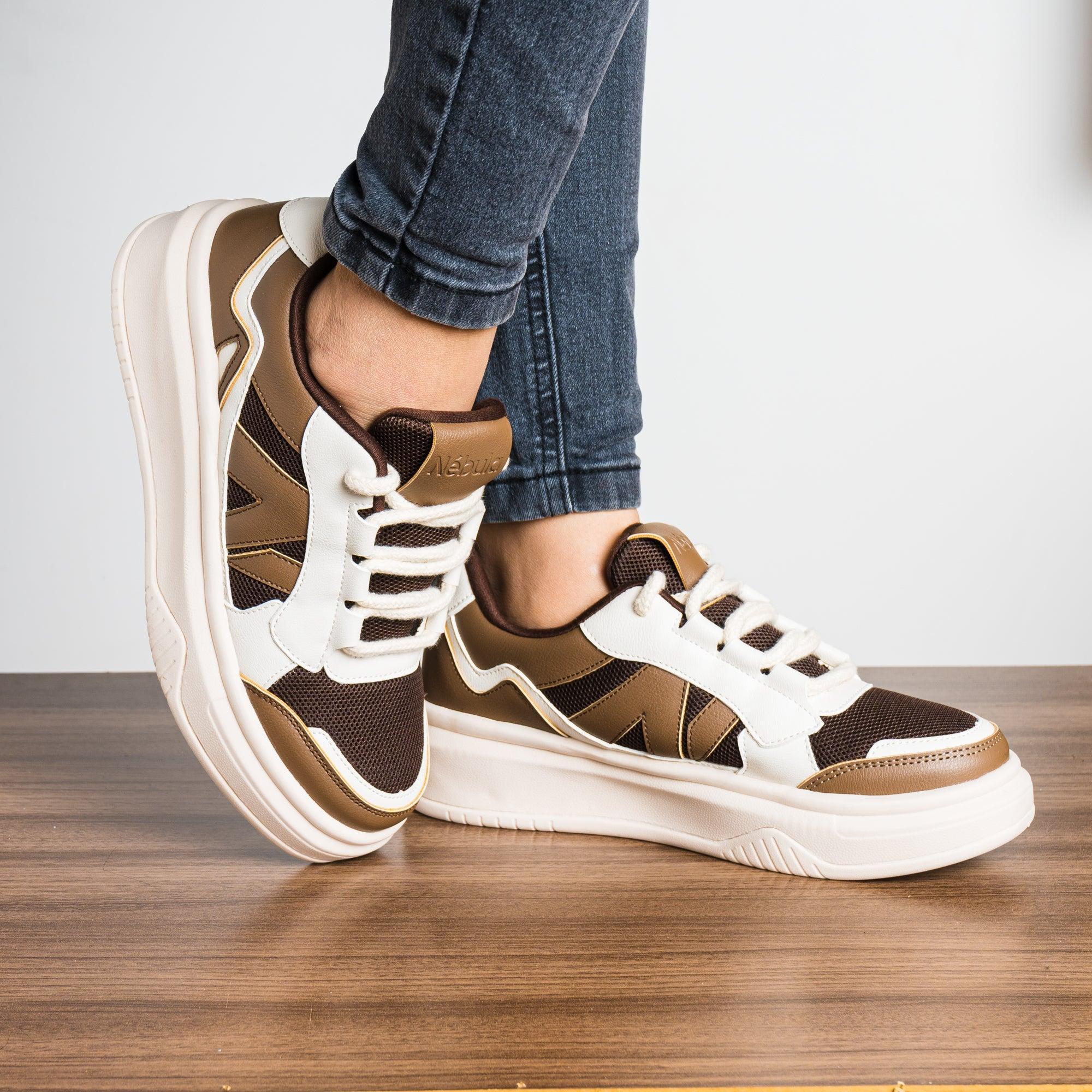 ZAPATILLAS URBANAS MUJER DHANAE MARRÓN - 1