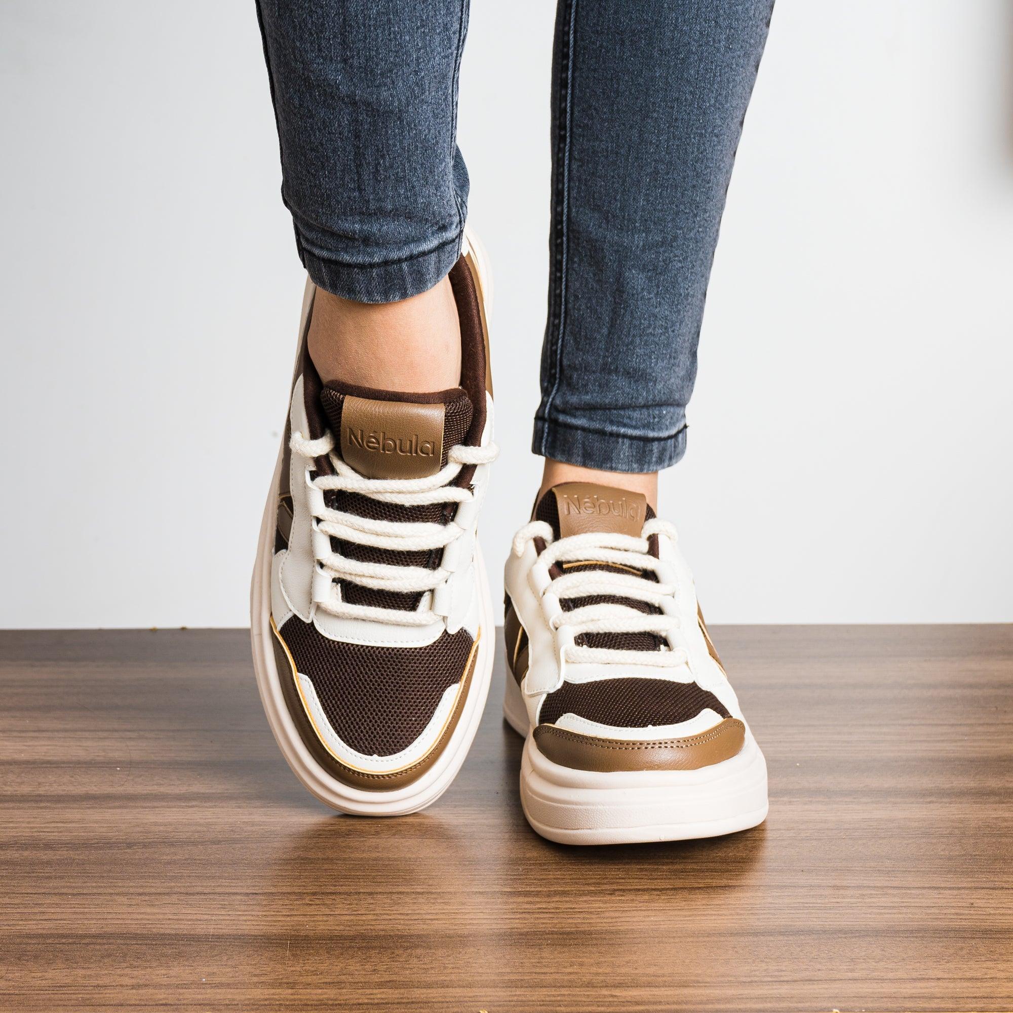 ZAPATILLAS URBANAS MUJER DHANAE MARRÓN - 2