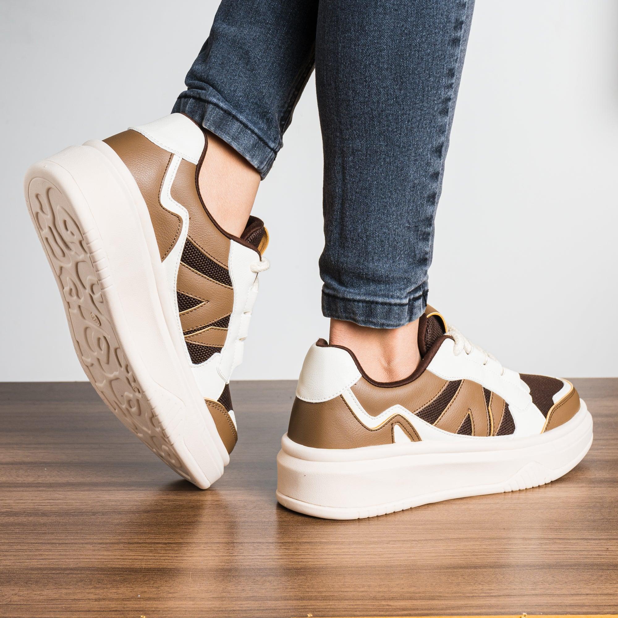 ZAPATILLAS URBANAS MUJER DHANAE MARRÓN - 3