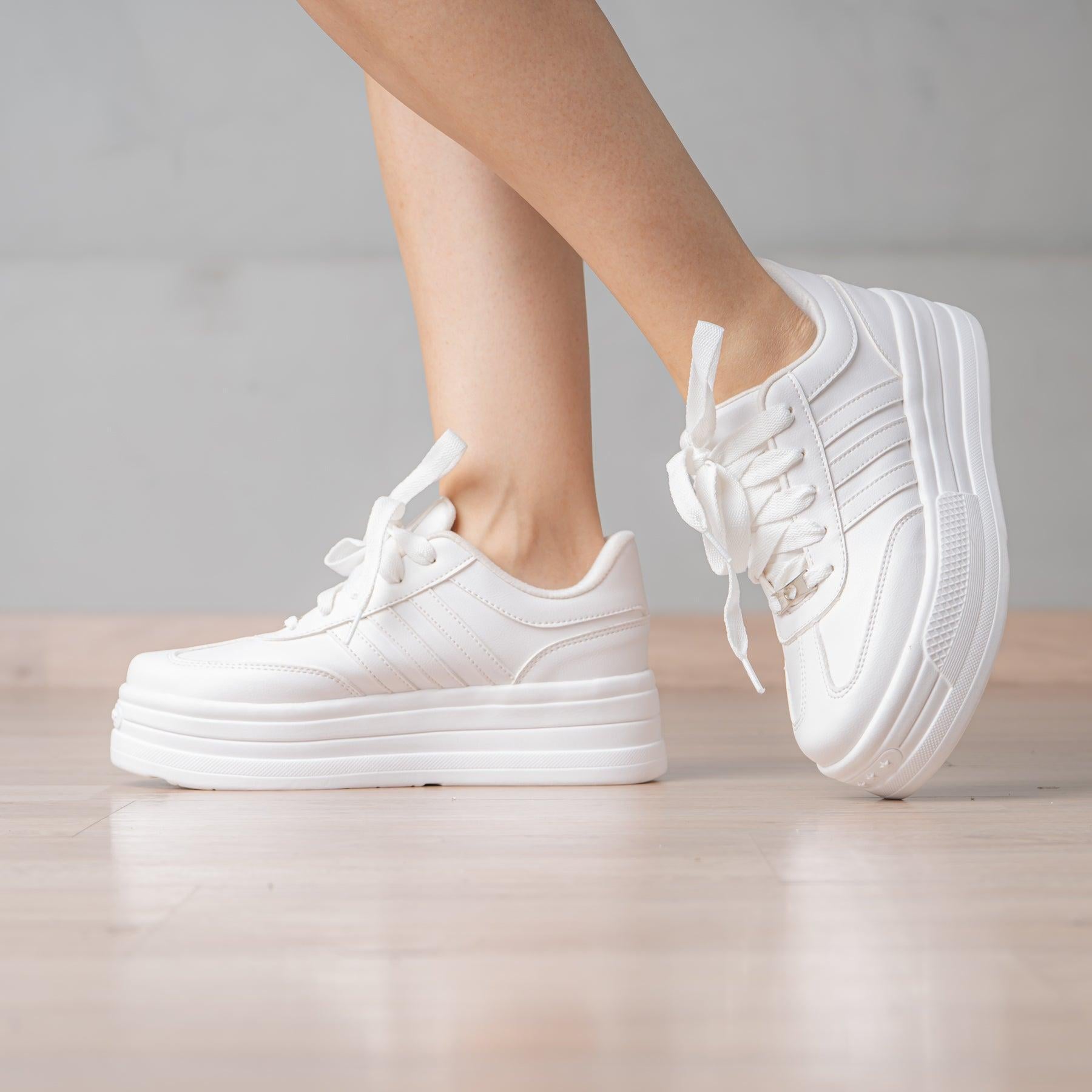 ZAPATILLAS URBANAS MUJER IMENE BLANCO - 1
