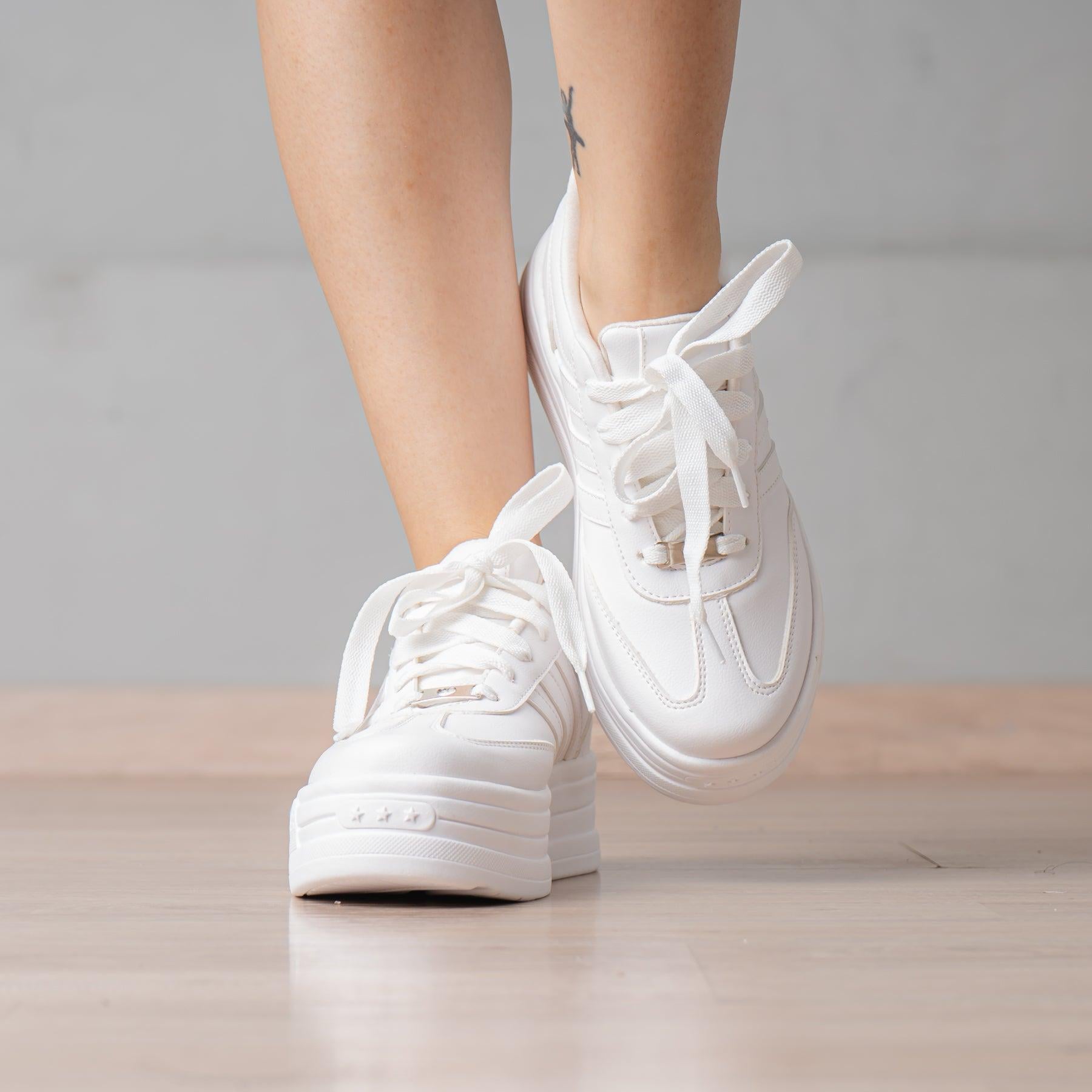 ZAPATILLAS URBANAS MUJER IMENE BLANCO - 2