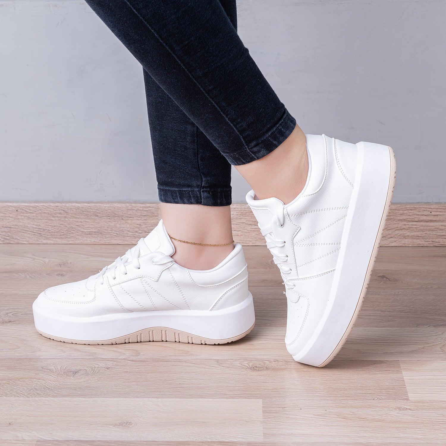 ZAPATILLAS URBANAS MUJER YPRES BLANCO - 1